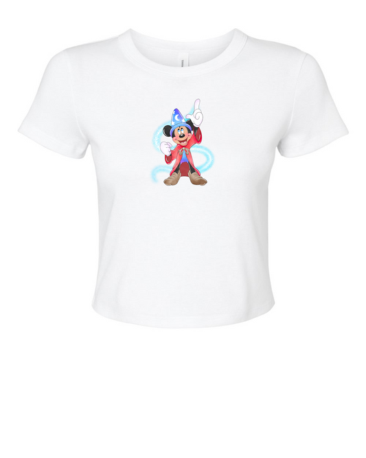 SORCERER MOUSE CROPPED BABY TEE