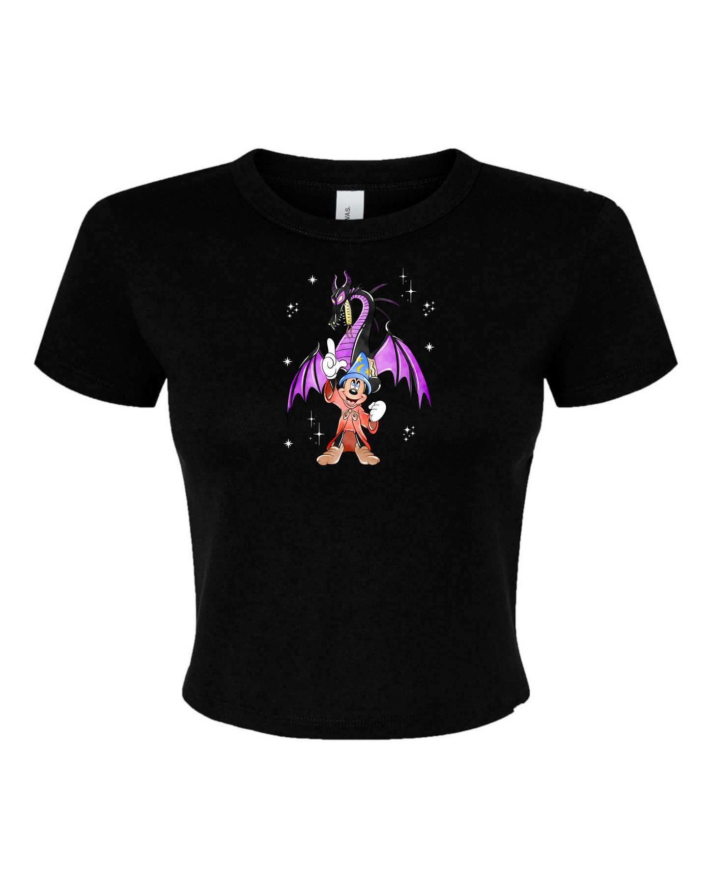 FANTASMIC DRAGON CROPPED BABY TEE