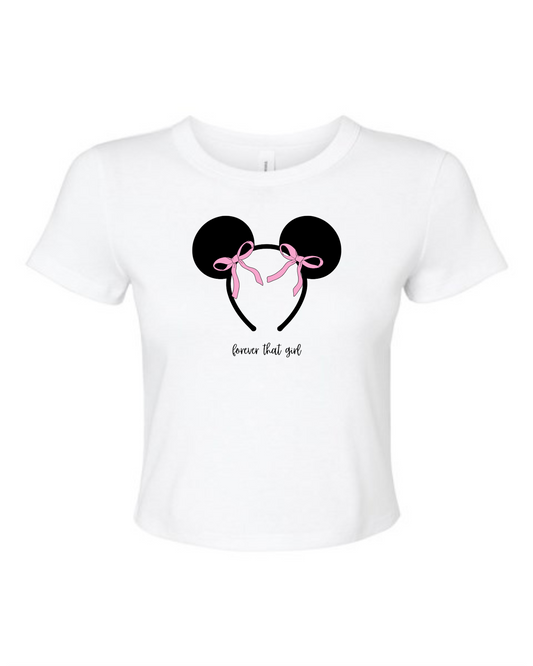 That girl cropped baby tee